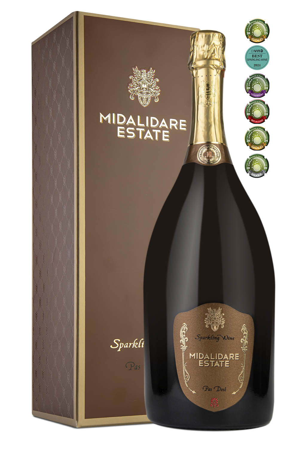 Midalidare Pas Dosé NV, 1.5 L