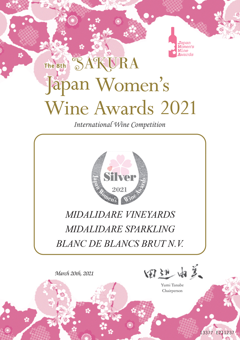 Midalidare Sparkling Blanc de Blancs Sakura Silver 2021