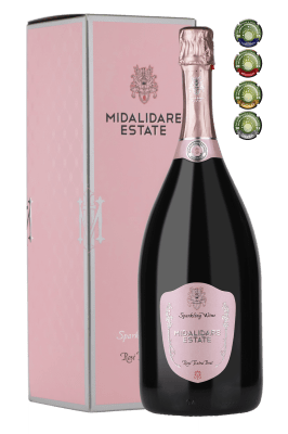 Midalidare Rosé Extra Brut NV, 1.5 L