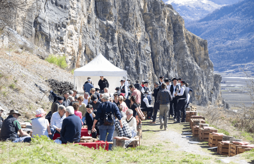 Vine Pruning Festival in Chamoson