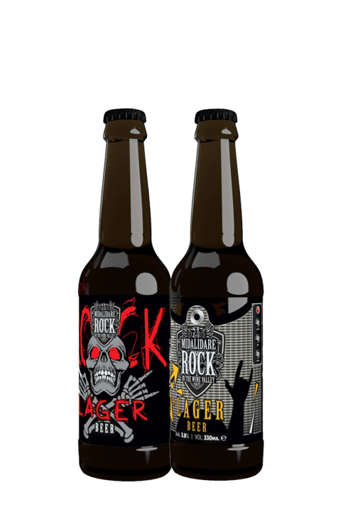 Бира Midalidare Rock Lager, 12*0.33 L
