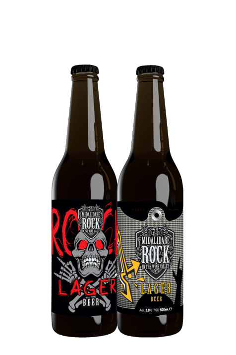 Бира Midalidare Rock Lager, 12*0.5 L