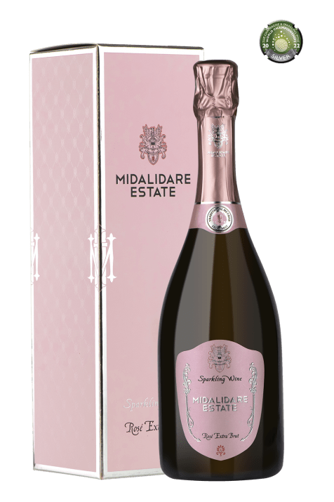Midalidare Rose Extra Brut NV, 0.75 L